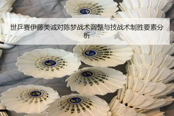 世乒赛伊藤美诚对陈梦战术调整与技战术制胜要素分析